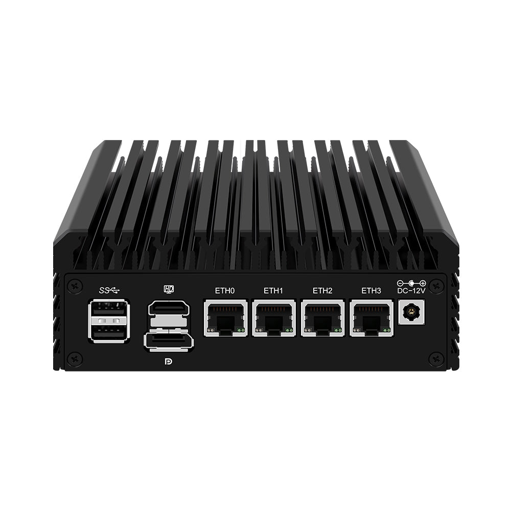 MOGINSOK 2.5GbE Linux Firewall Micro Appliance Celeron N5105 4xIntel I226 Nic Firewall Router PC 8GB DDR4 128GB M.2 NVMe SSD AES-NI