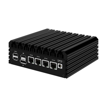 MOGINSOK 2.5GbE Linux Firewall Micro Appliance Celeron N5105 4xIntel I226 Nic Firewall Router PC 8GB DDR4 128GB M.2 NVMe SSD AES-NI