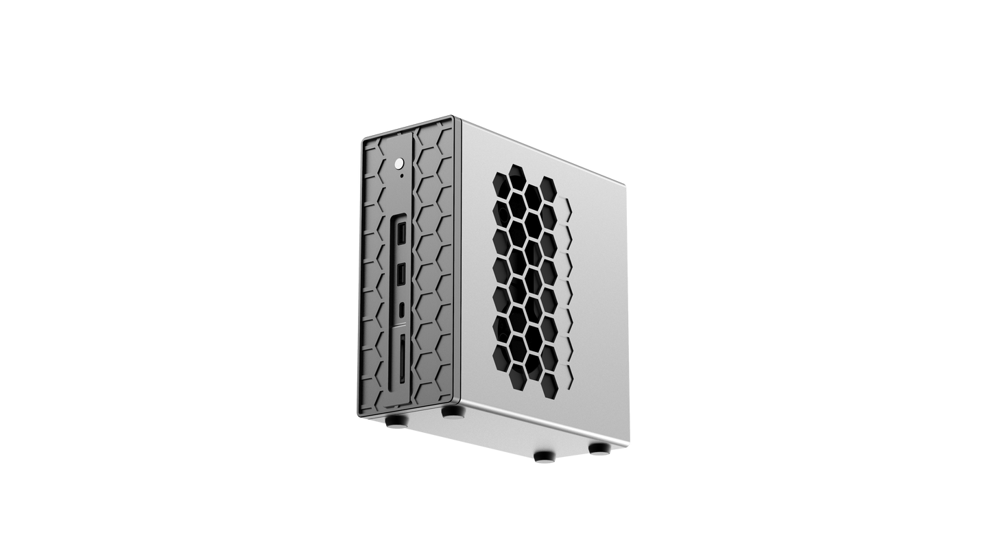 MOGINSOK AI Mini PC MG01 with Ryzen AI Max+ 395, 128GB LPDDR5x 8533MT/s|4xM.2|10G+2.5G Lan|WIFI7|USB4|50TOPS NPU Support Local LLM AI Model